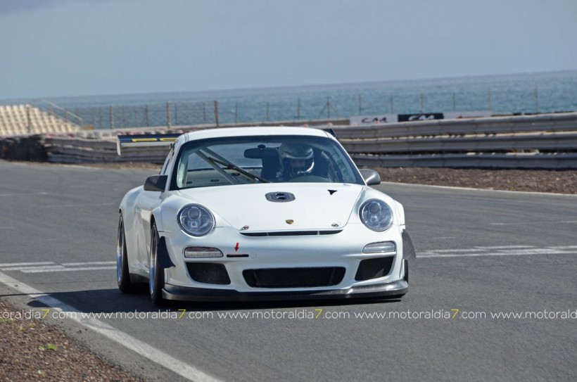 Iván Alemán ya rodó con su nuevo Porsche