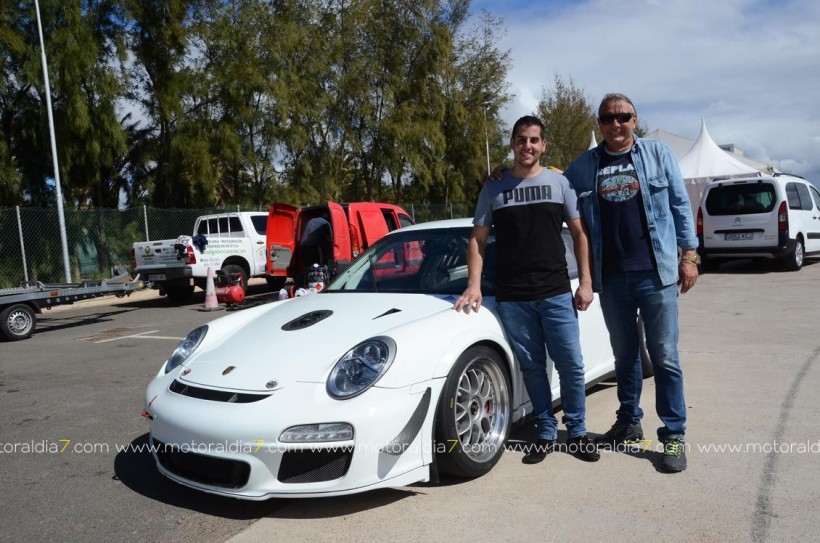 Iván Alemán ya rodó con su nuevo Porsche