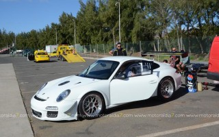 Iván Alemán ya rodó con su nuevo Porsche