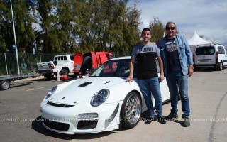 Iván Alemán ya rodó con su nuevo Porsche