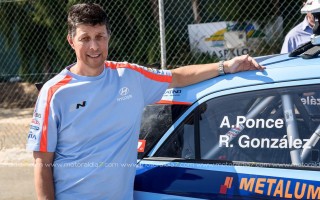 Toñi Ponce probó su Hyundai i20 R5