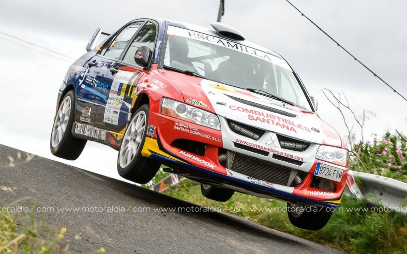 Victoria de Ponce y González, en un rally con final de infarto