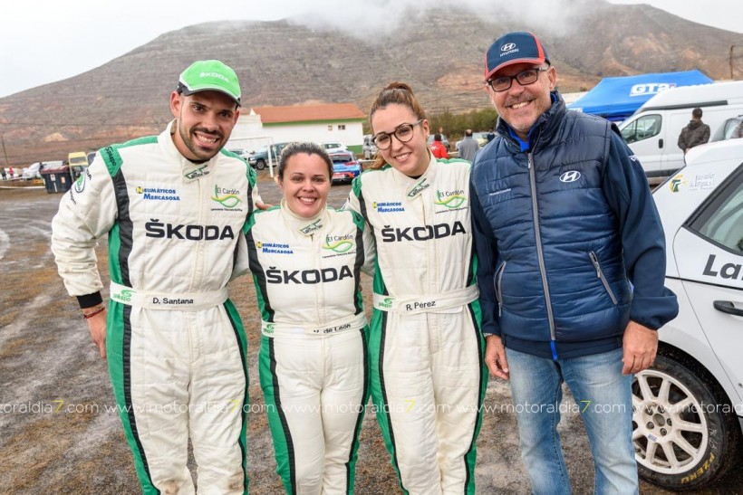 Tres chicas tras el volante en la Copa SKODA Fabia