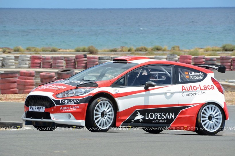 Monzón y Fuster probaron en el Circuito de Maspalomas
