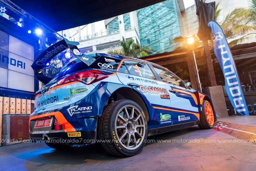Siete Hyundai i20 R5 en el Rally Islas Canarias