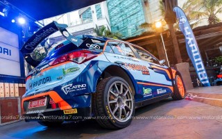 Siete Hyundai i20 R5 en el Rally Islas Canarias