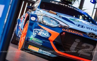 Siete Hyundai i20 R5 en el Rally Islas Canarias