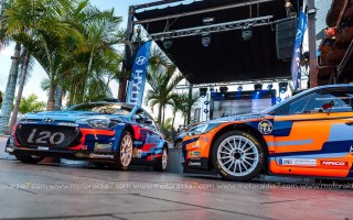 Siete Hyundai i20 R5 en el Rally Islas Canarias