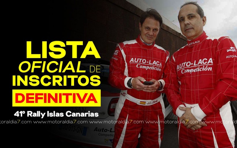 127 equipos en la lista definitiva del Rally Islas Canarias