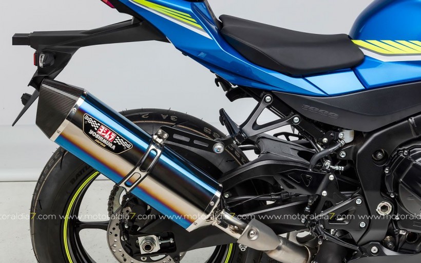 La GSX-R1000 con escape Yoshimura de regalo