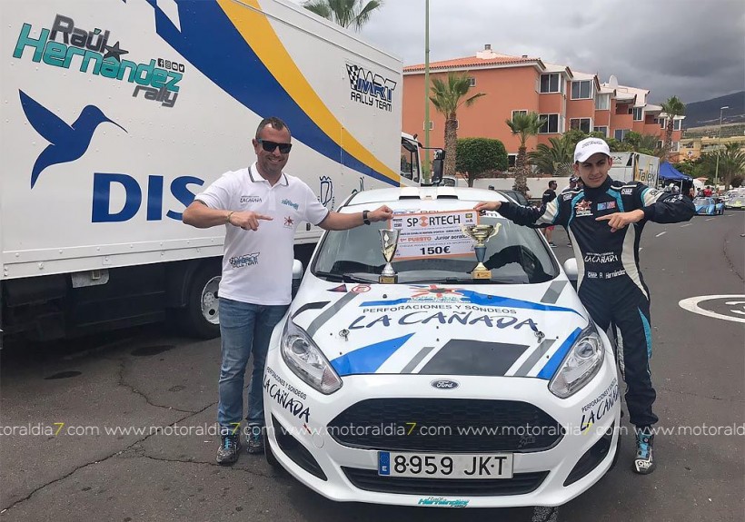 Raúl Hernández hizo pleno en su estreno en el asfalto de Canarias