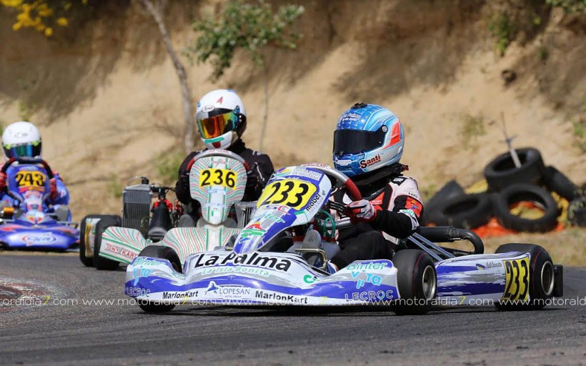 Sensacional Santi Concepción en el Campeonato Español de Rotax.