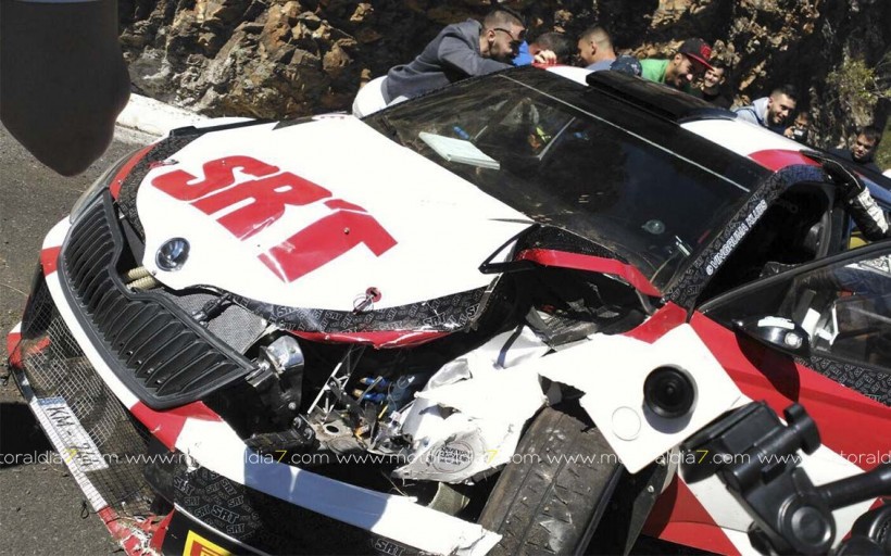 Primer incidente del 41º Rally Islas Canarias 