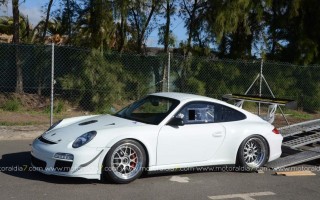 Iván Alemán ya rodó con su nuevo Porsche