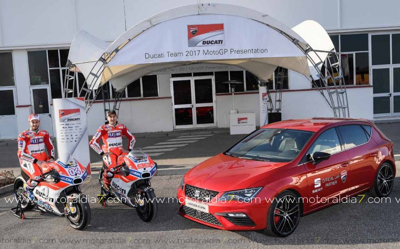 SEAT acompañará a Ducati en MOTOGP