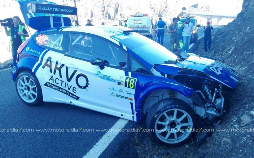 Primera baja del Rally Islas Canarias 