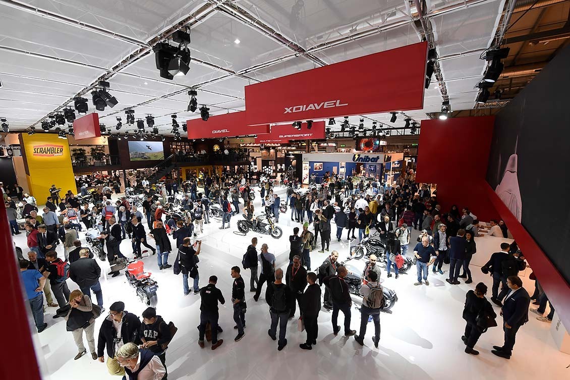El stand de Ducati en EICMA