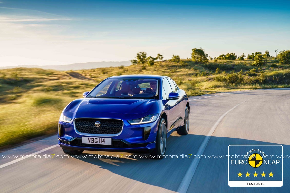 Cinco estrellas de Euro Ncap para el Jaguar eléctrico I-PACE