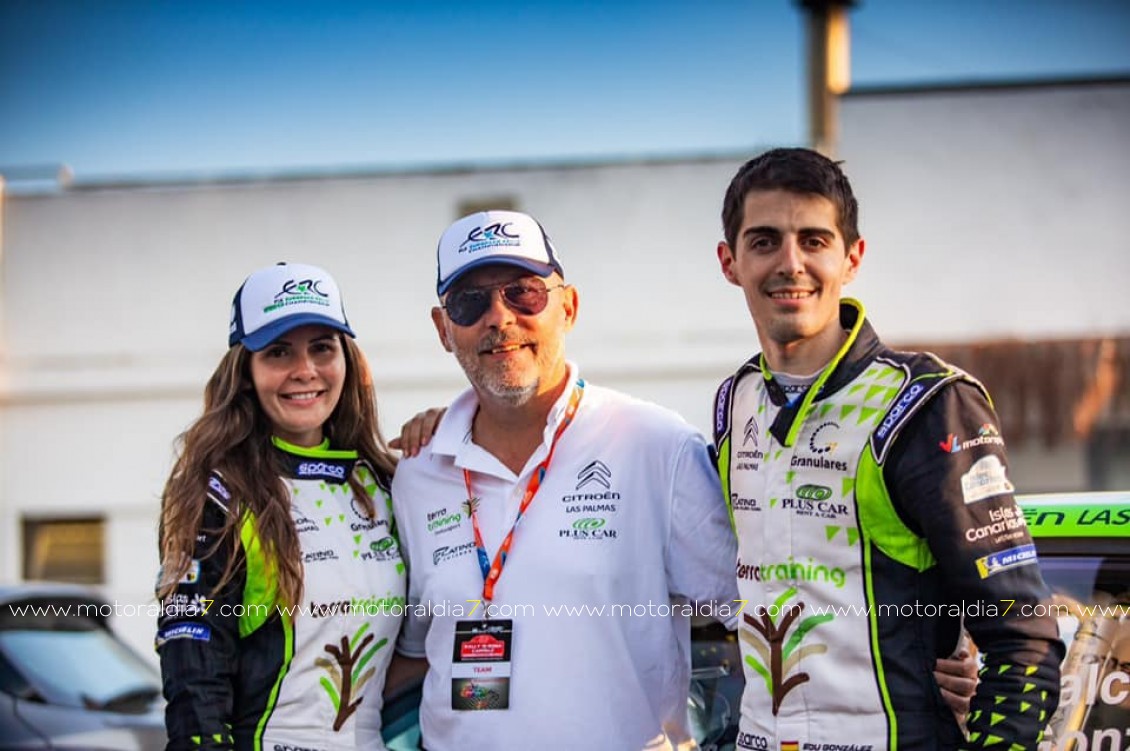 Falcón y González haciendo historia en el FIA ERC