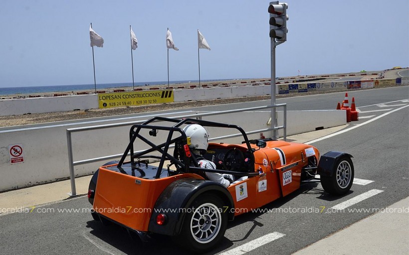 El Circuito de Maspalomas con los coches y kart