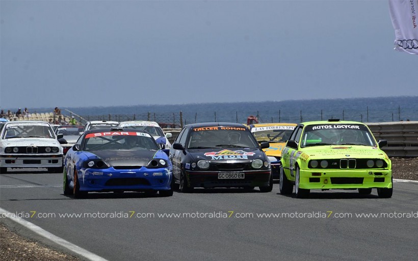 El Circuito de Maspalomas con los coches y kart