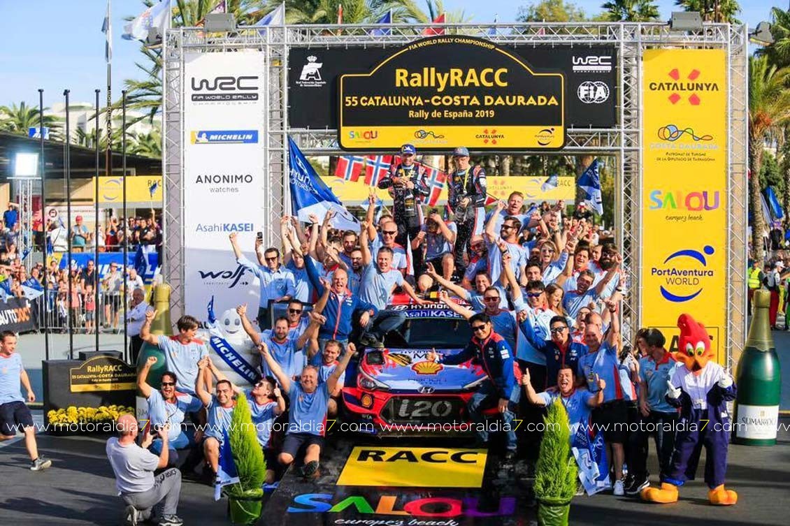 Victoria de Neuville y título para Tänak