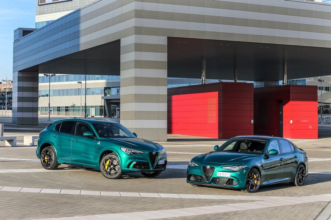 Giulia y Stelvio Quadrifoglio, arte italiano