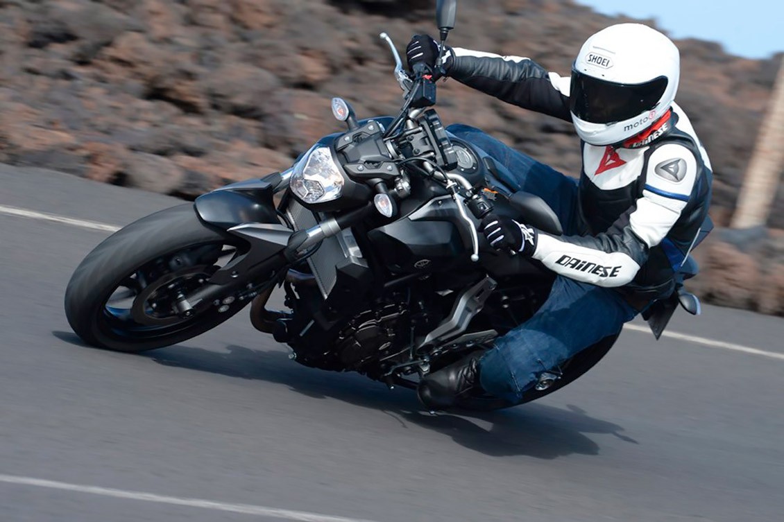 En la moto, riesgo cero.