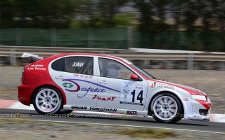 Sergio Vega, primer líder del campeonato de circuito