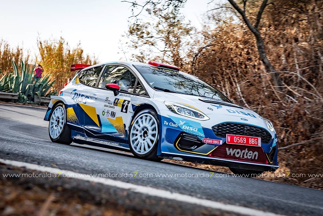 Cruz y Mujica vencen en el Rally Isla de Gran Canaria