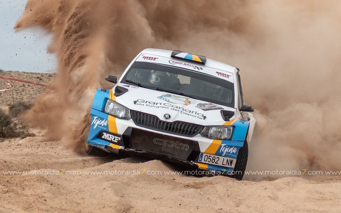 Lemes y Peñate, vencedores en el Rally Isla de Los Volcanes