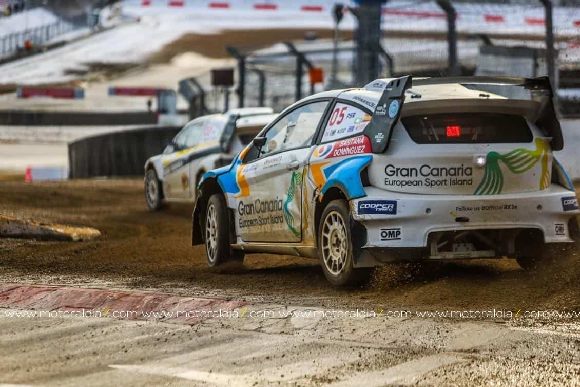 Pablo Suárez se sube al podio del Mundial de Rallycross