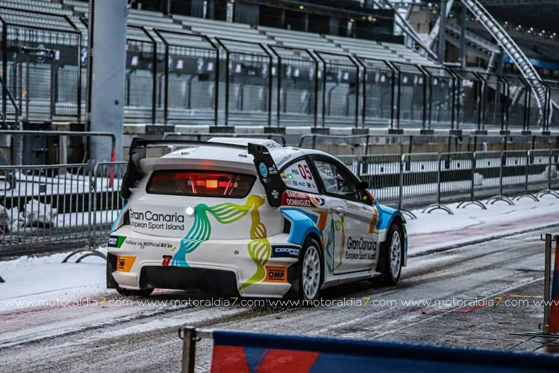 Pablo Suárez se sube al podio del Mundial de Rallycross