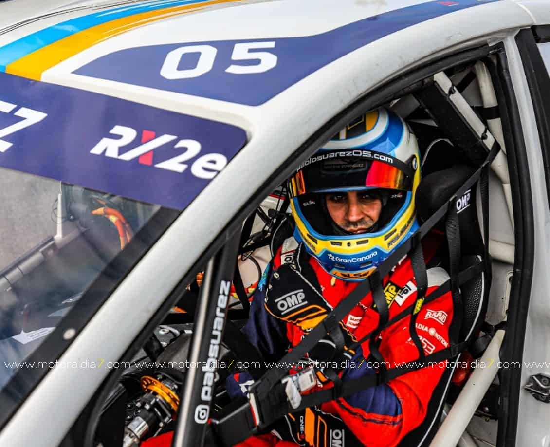Pablo Suárez se sube al podio del Mundial de Rallycross