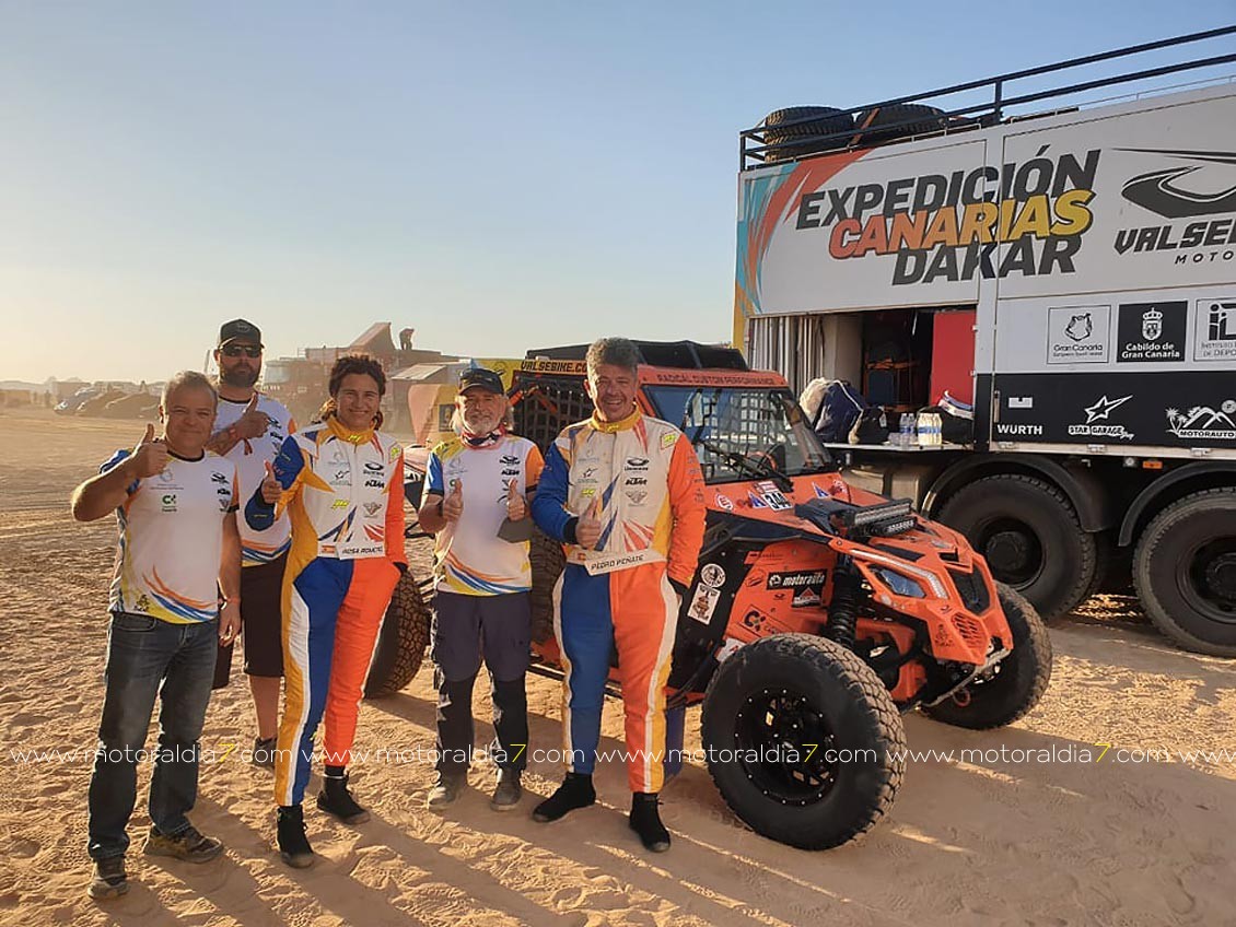 Pedro Peñate finalizó el Dakar 2022