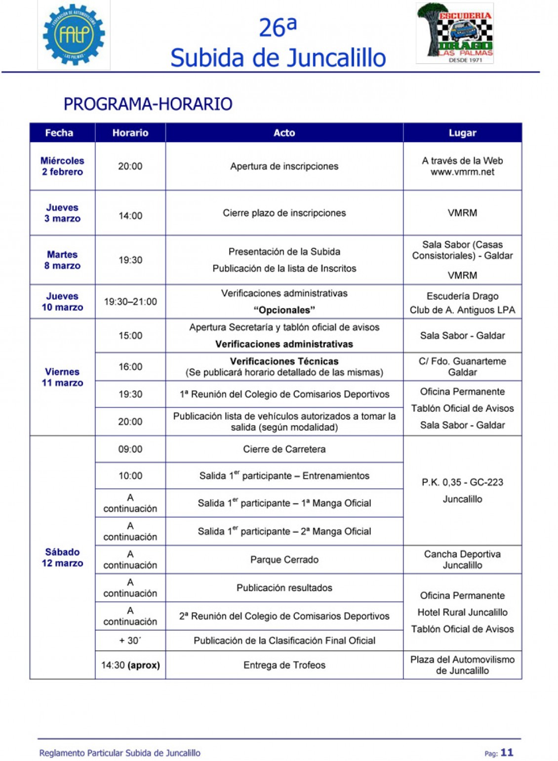 Abierto el plazo de inscripción para Juncalillo