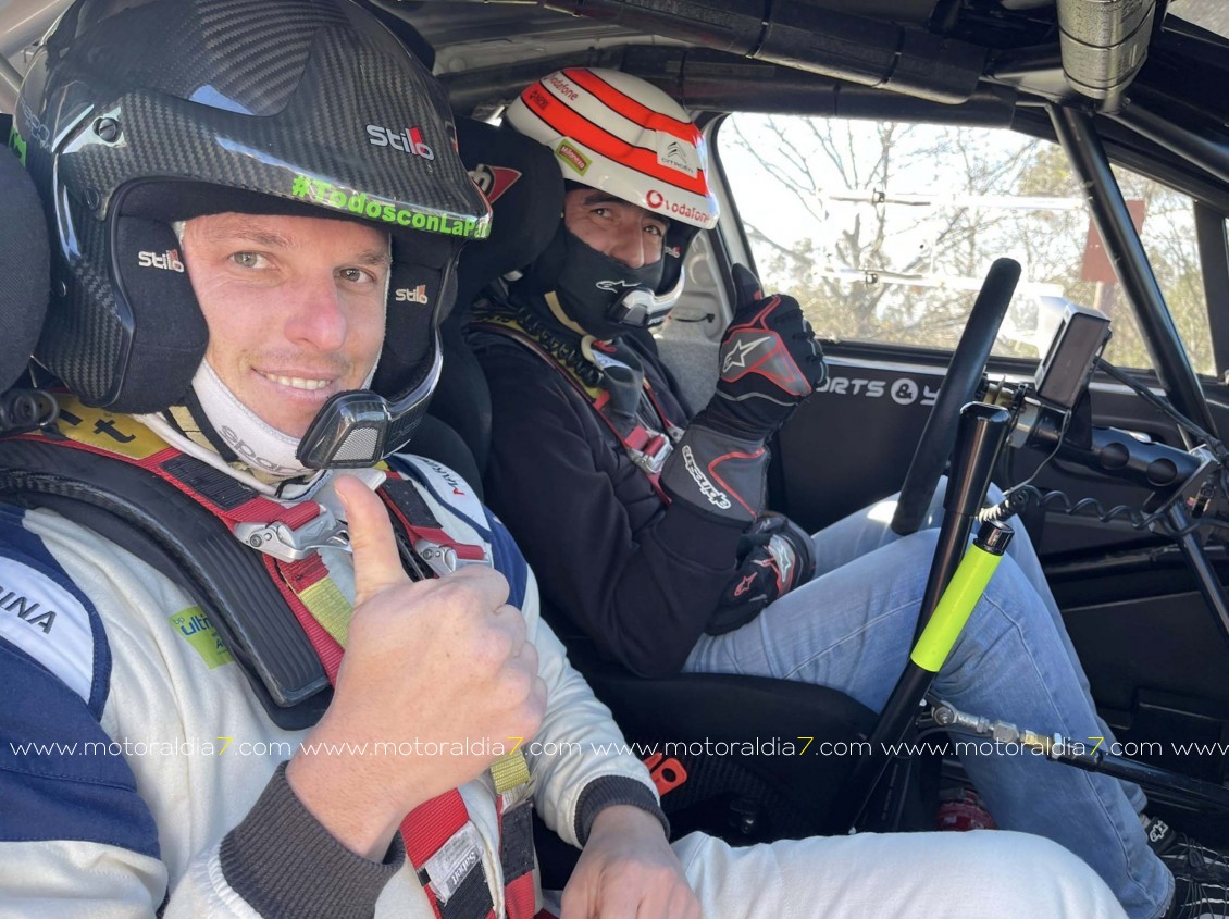 Miguel Suarez con un Citroën C3 Rally2 en el Santa Brígida