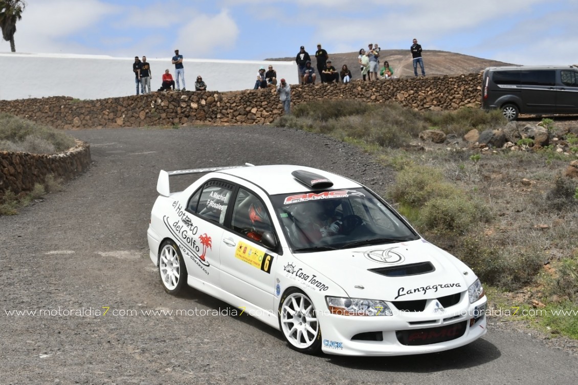 Toñin Suárez y Jorge Cedrés, vencieron en el Rally de Teguise