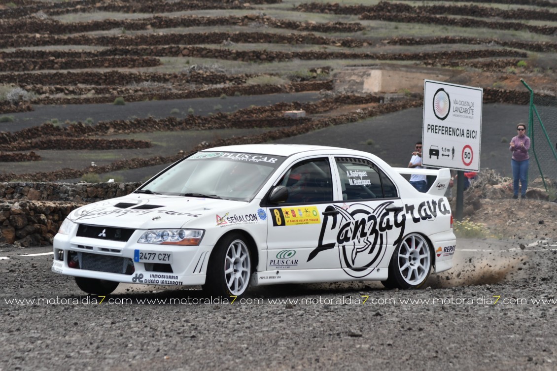 Toñin Suárez y Jorge Cedrés, vencieron en el Rally de Teguise