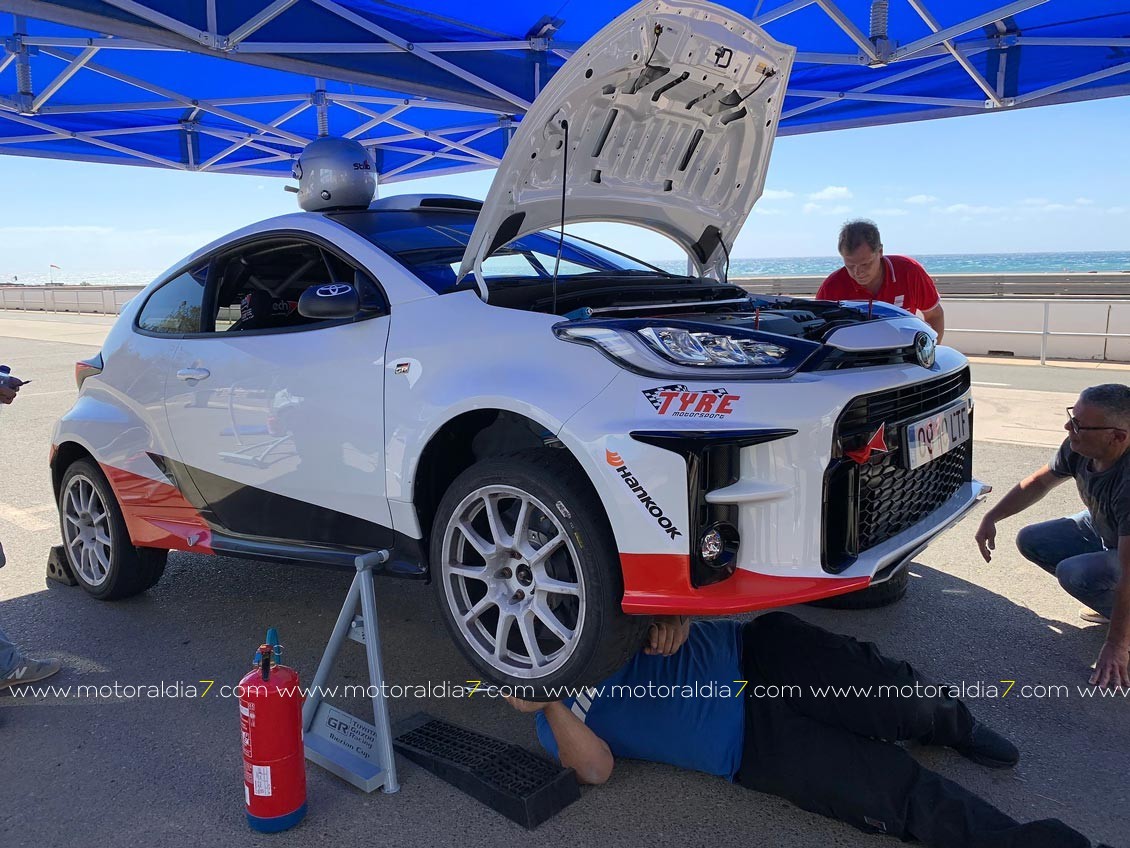 Test de suspensiones para el GR Yaris