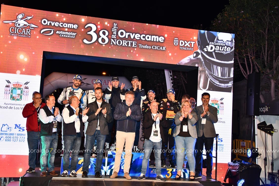 Víctor Abreu y Luis Rodríguez, los más rápidos en el Rally Norte