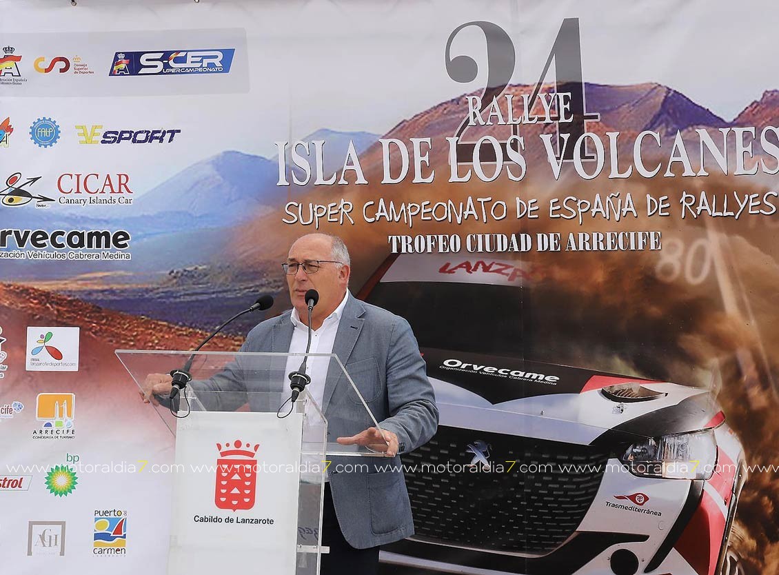 Importante apoyo institucional al Rally Isla de los Volcanes