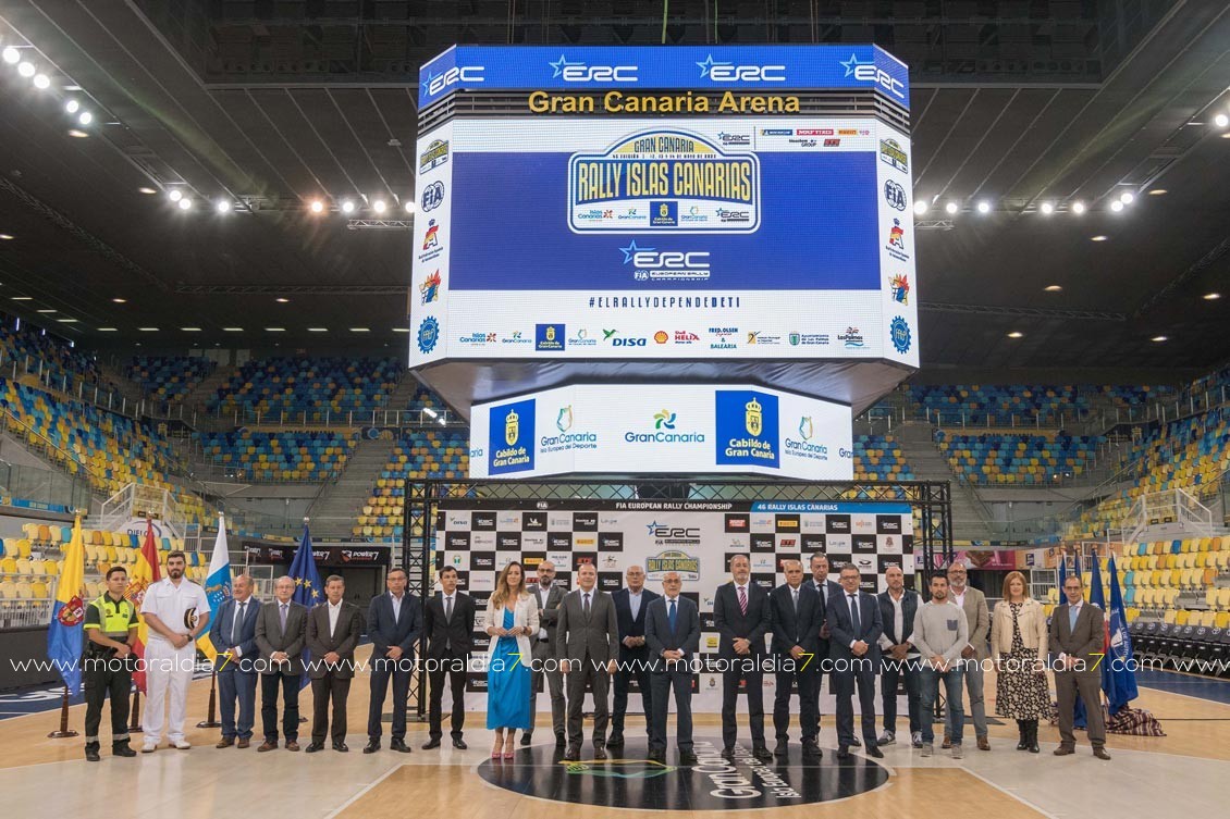 Presentada la edición 46 del Rally Islas Canarias en el Gran Canaria Arena