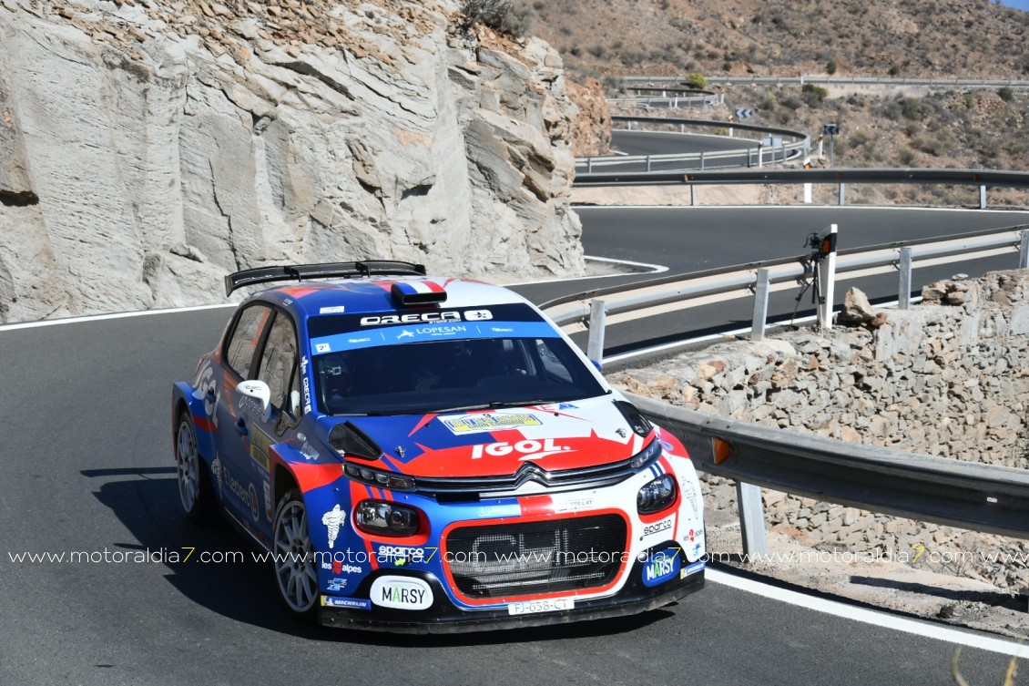 Monzón y Déniz primeros en un Rally Islas Canarias histórico