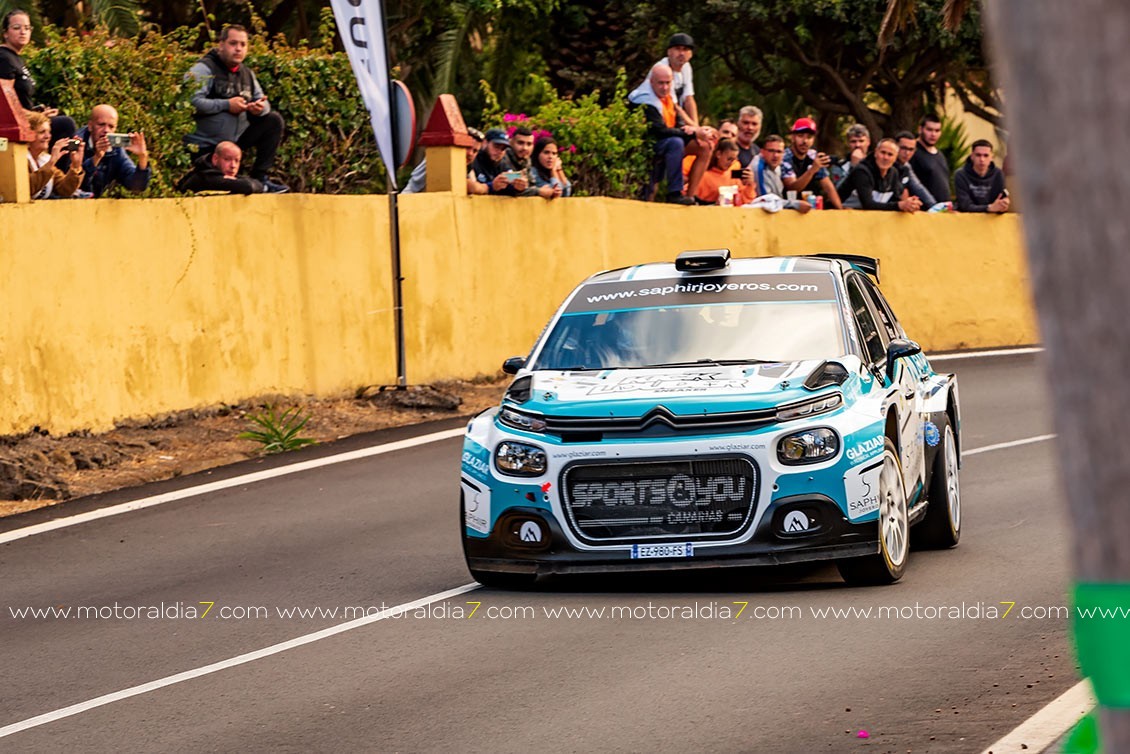 Monzón y Déniz mandan en el Rally Gran Canaria