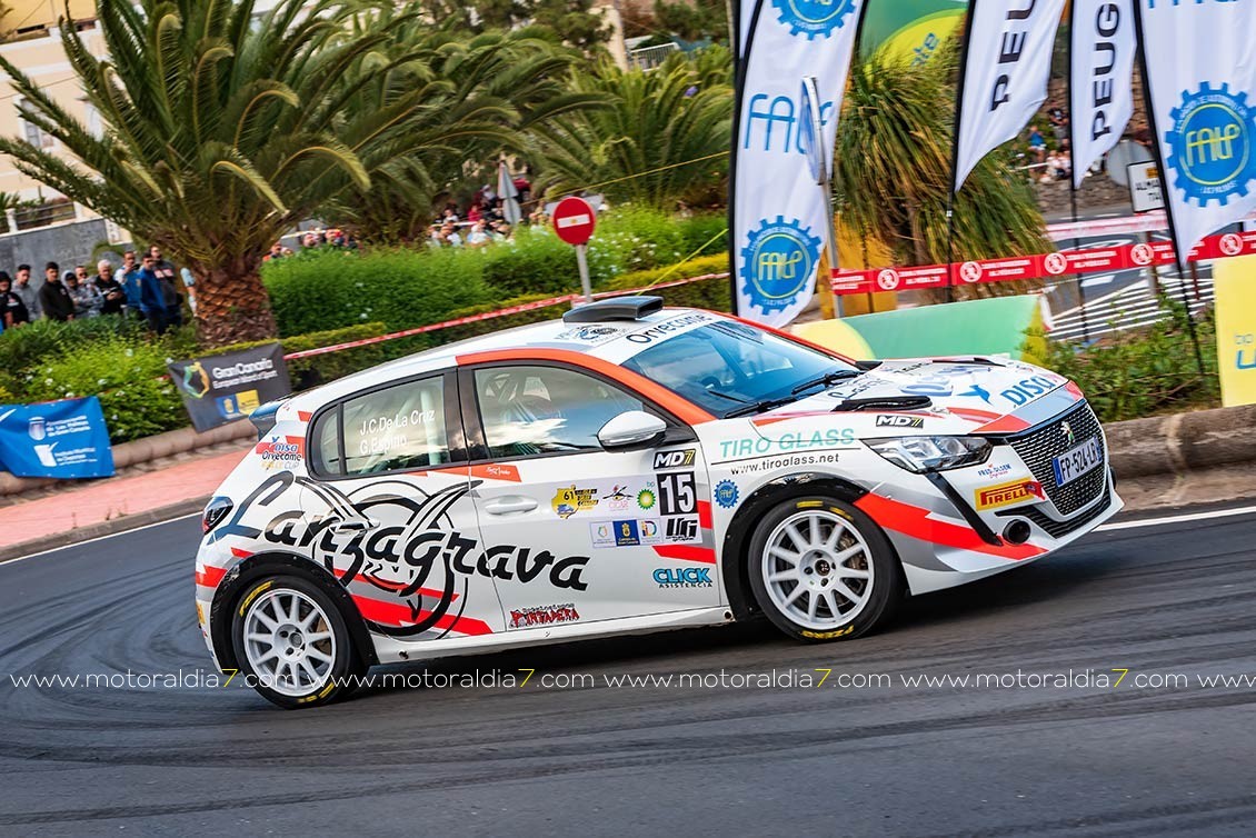 Monzón y Déniz mandan en el Rally Gran Canaria