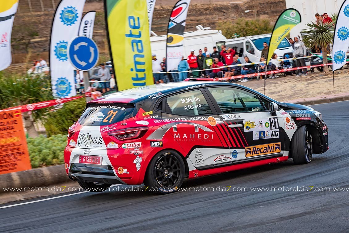 Monzón y Déniz mandan en el Rally Gran Canaria
