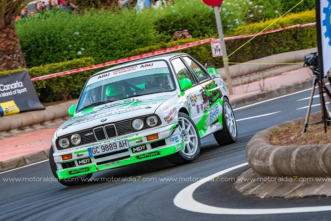 Monzón y Déniz mandan en el Rally Gran Canaria