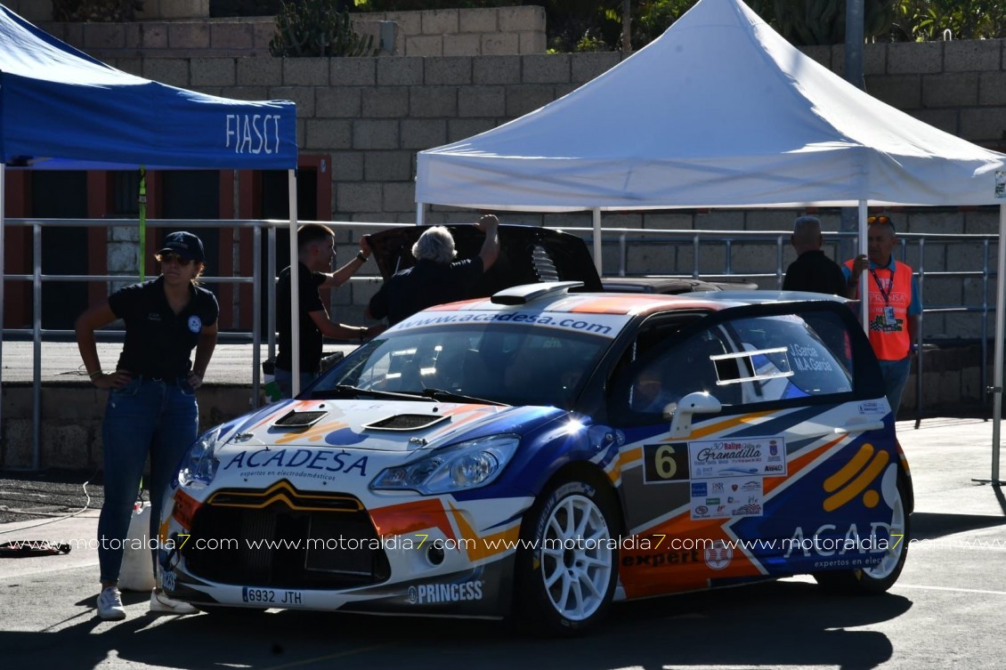 Carro y Reverón estrenan palmarés en el Rally de Granadilla