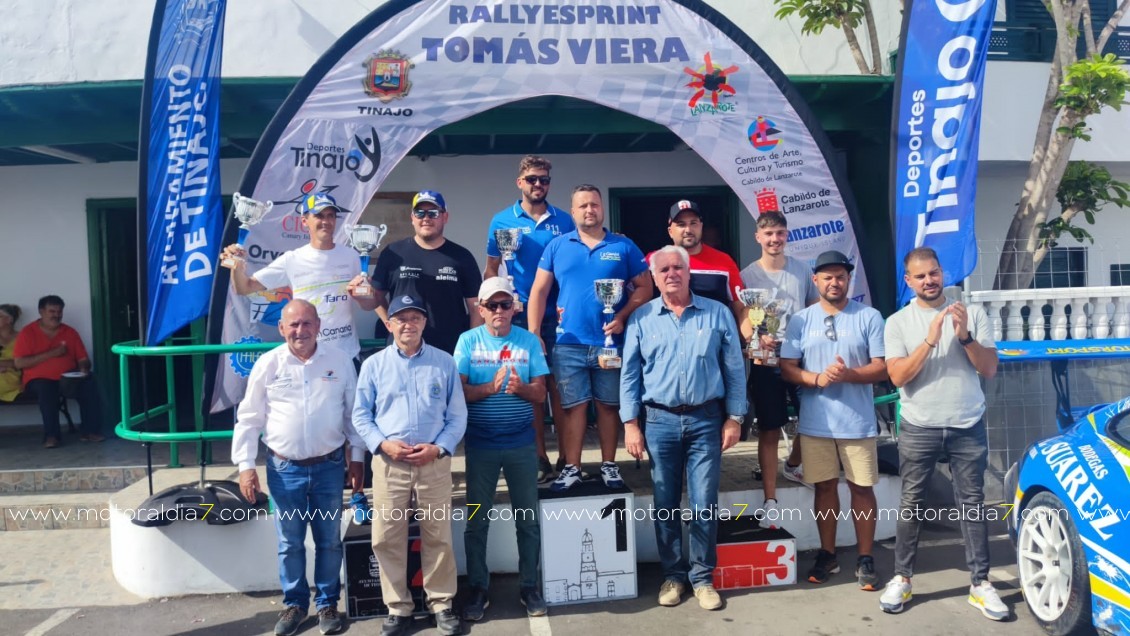 Toñin Suárez y Jorge Cedrés, imbatibles en Lanzarote